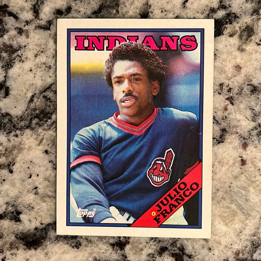 1988 Topps Julio Franco near MINT with multiple ERRORS! 😲